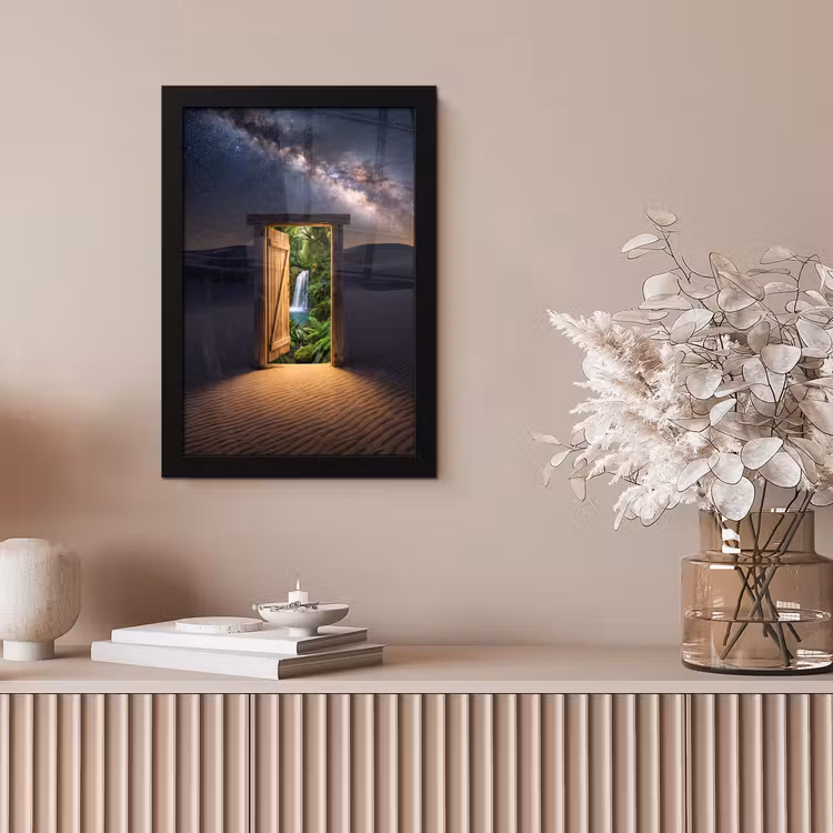 Bilder mit Rahmen - Tür – Wüste – Natur — 4