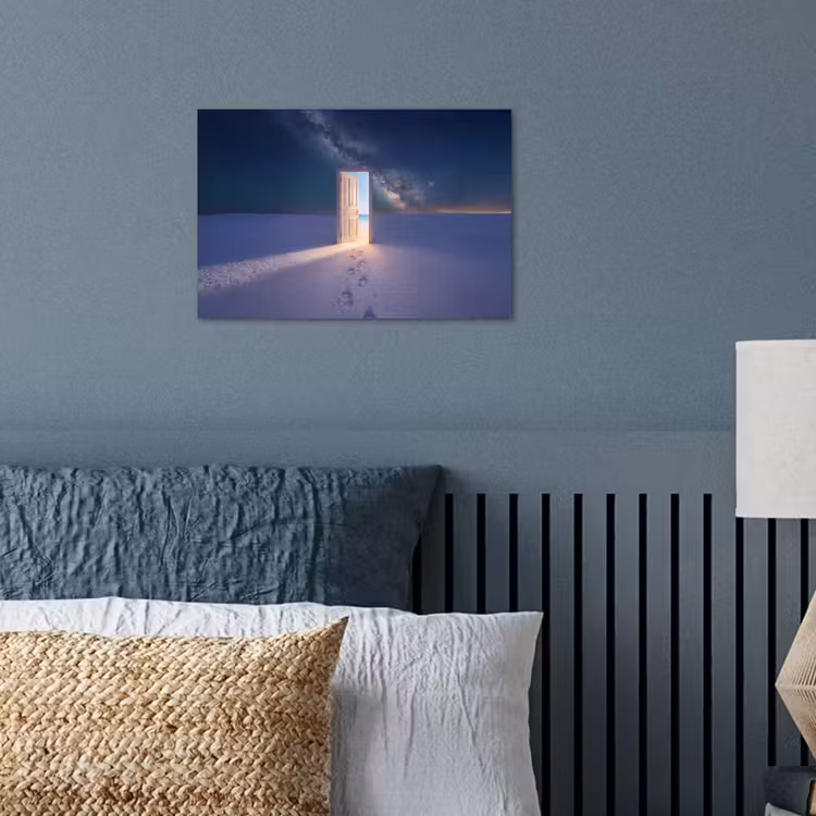 Poster - Tür – Schnee – Strand — 3