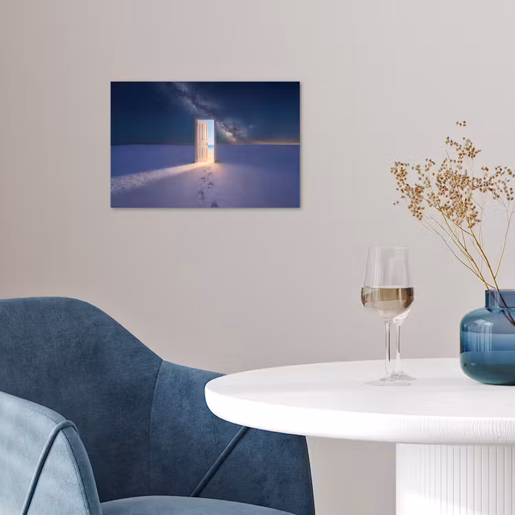 Poster - Tür – Schnee – Strand — 4