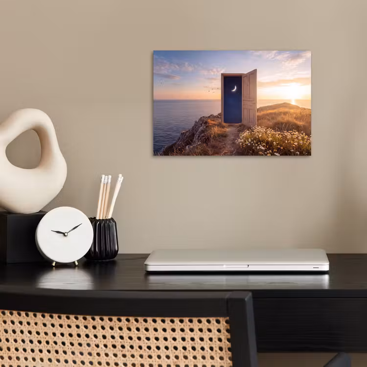 Poster - Tür – Sterne – Natur — 2