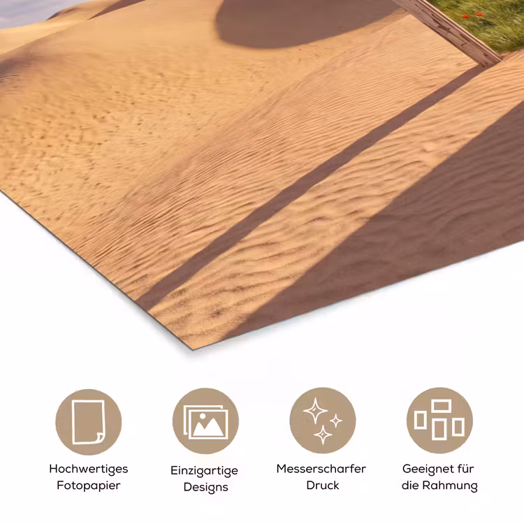 Poster - Tür – Wüste – Gras — 5