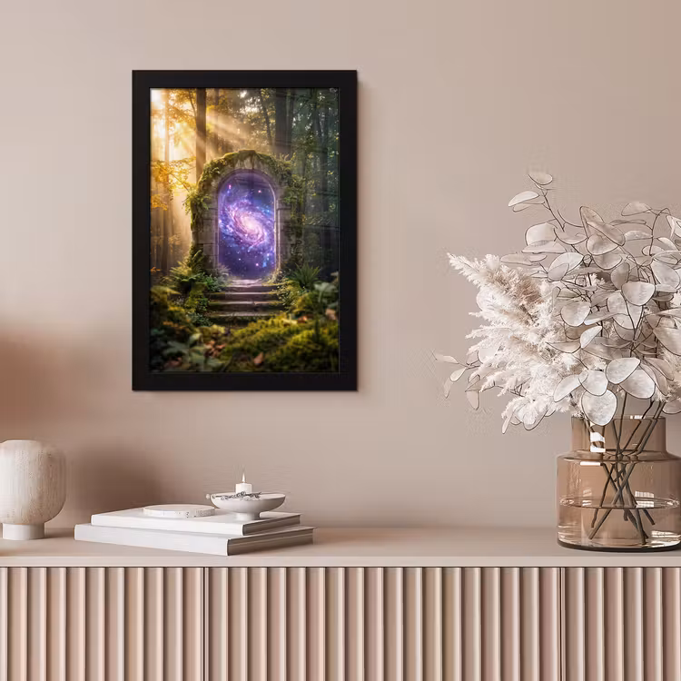 Bilder mit Rahmen - Tor – Kosmos – Wald — 4