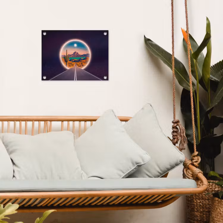 Gartenposter - Straße – Wüste – Natur — 4