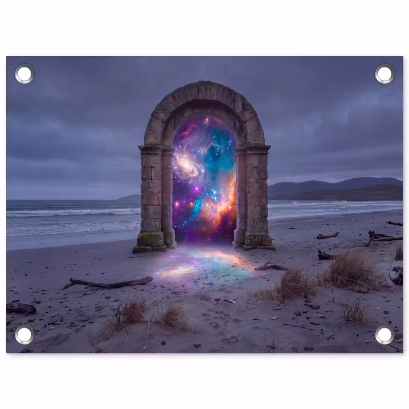 Gartenposter - Tor – Strand – Raum — 1
