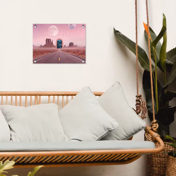 Gartenposter - Landschaft – Tor – Raum — 4
