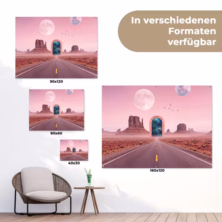 Gartenposter - Landschaft – Tor – Raum — 6