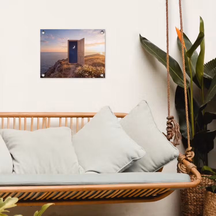 Gartenposter - Tür – Sterne – Natur — 4