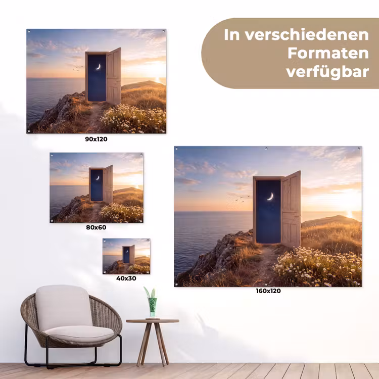 Gartenposter - Tür – Sterne – Natur — 6