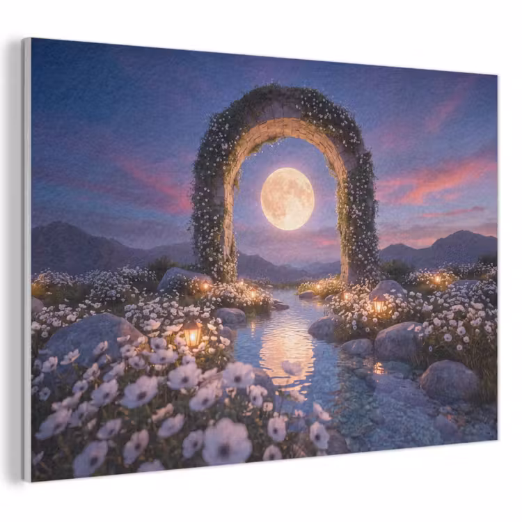 Akustikbild - Bogen – Mond – Nacht — 1