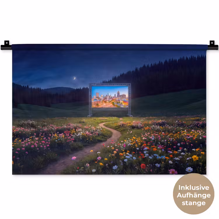 Wandteppich - Bildschirm – Stadt – Natur — 9