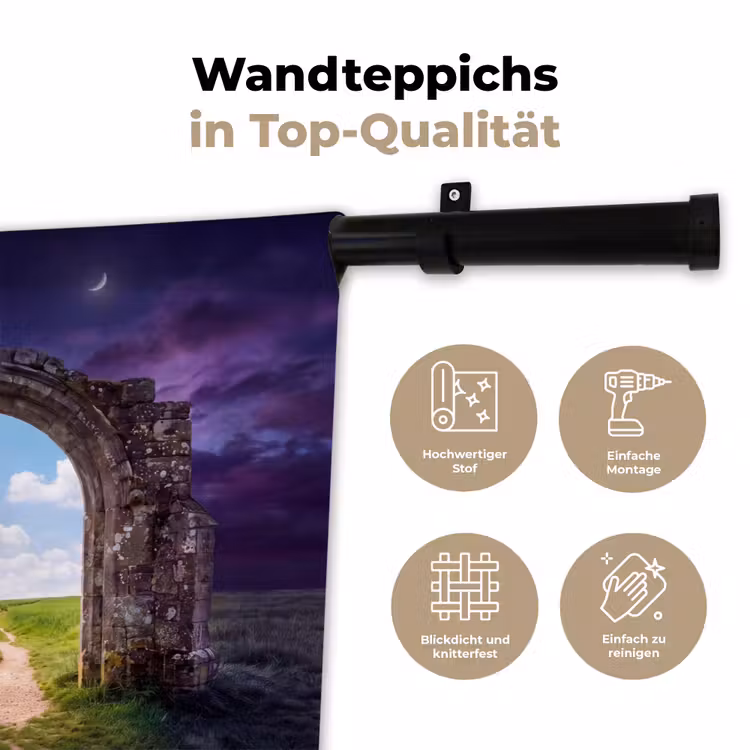 Wandteppich - Bogen – Landschaft – Kontrast — 7