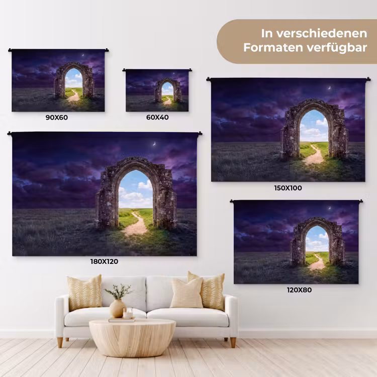 Wandteppich - Bogen – Landschaft – Kontrast — 8