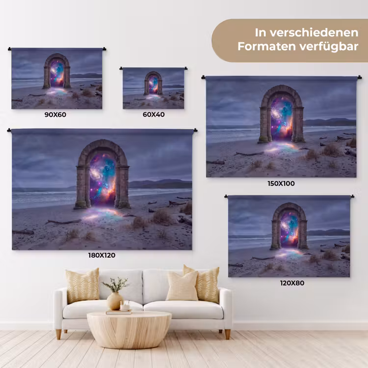 Wandteppich - Tor – Strand – Raum — 8
