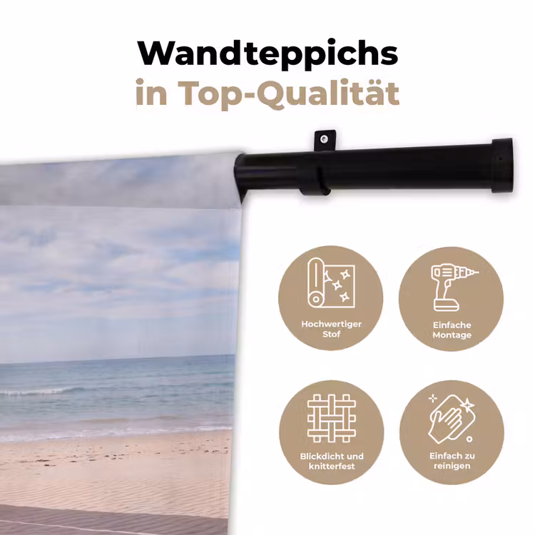 Wandteppich - Tür – Strand – Kosmos — 7