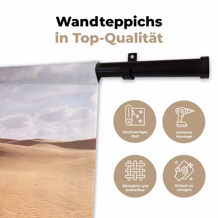 Wandteppich - Tür – Wüste – Gras — 7