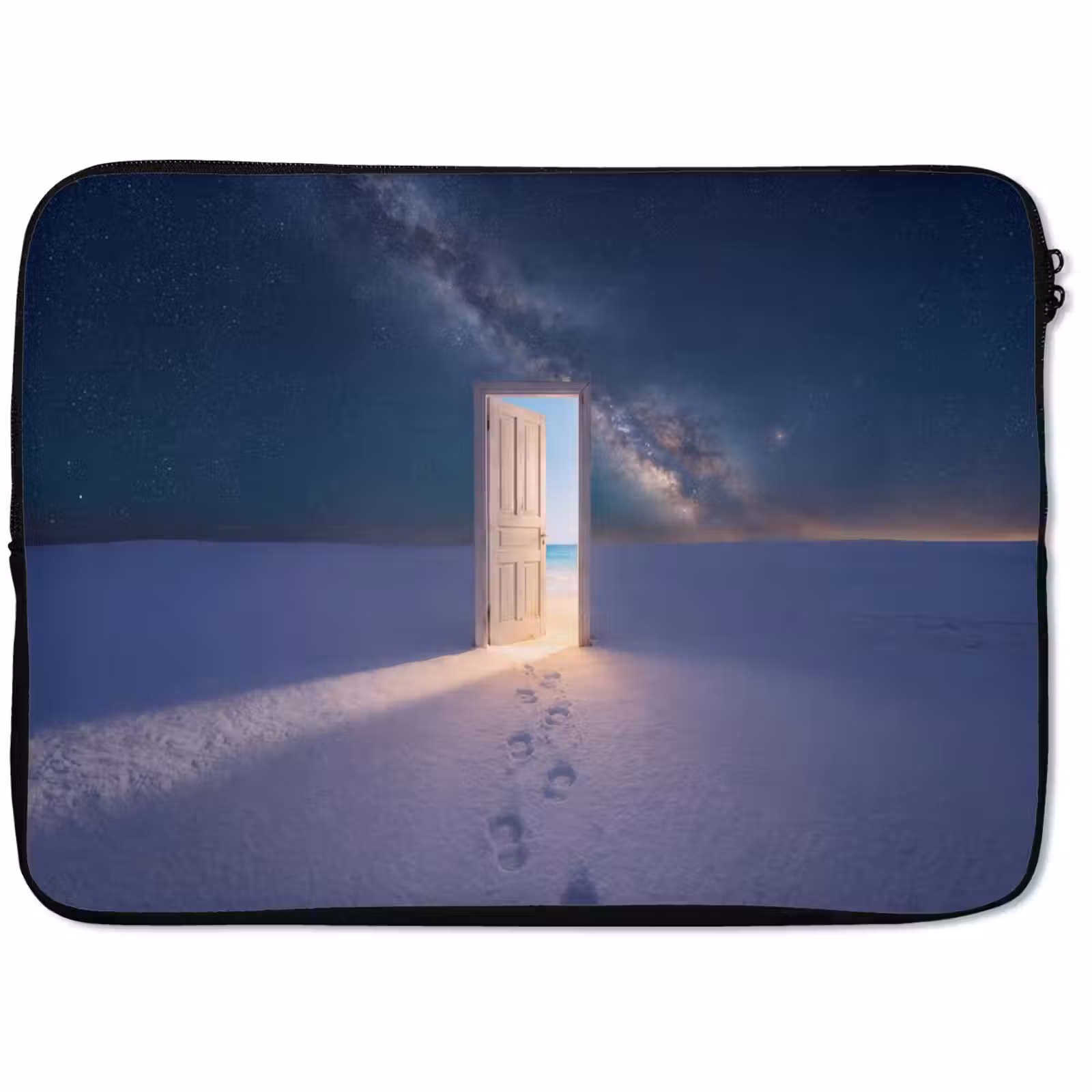 Laptop hülle - Tür – Schnee – Strand — 1