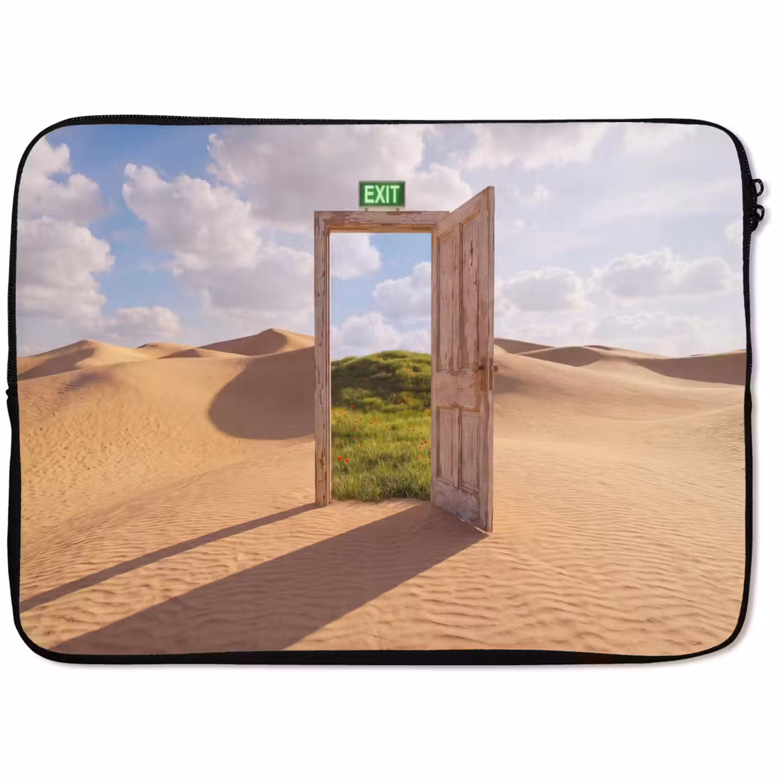 Laptop hülle - Tür – Wüste – Gras — 1