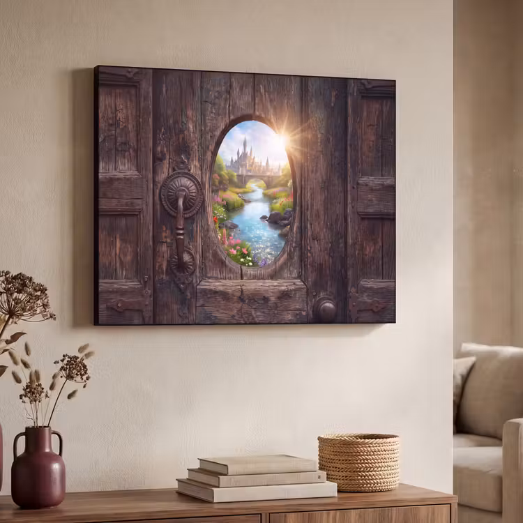Art Frame - Schloss – Fluss – Natur — 3