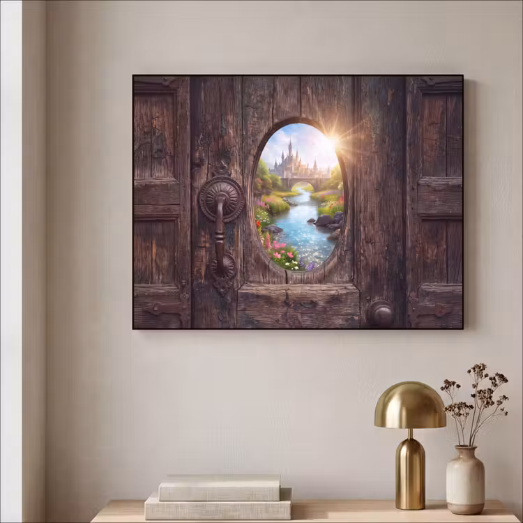 Art Frame - Schloss – Fluss – Natur — 4