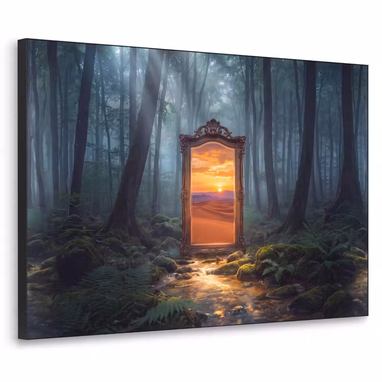 Art Frame - Spiegel – Wald – Natur — 1