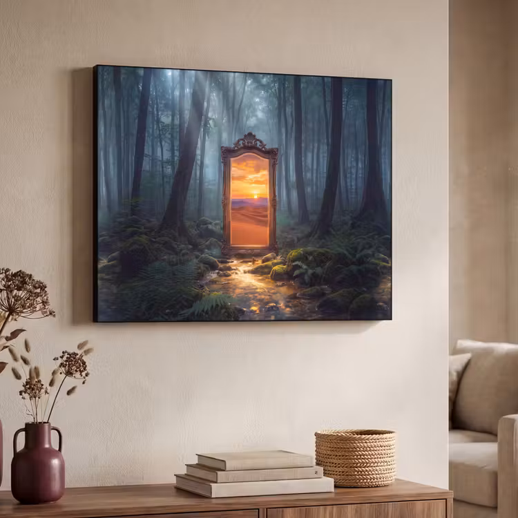 Art Frame - Spiegel – Wald – Natur — 3