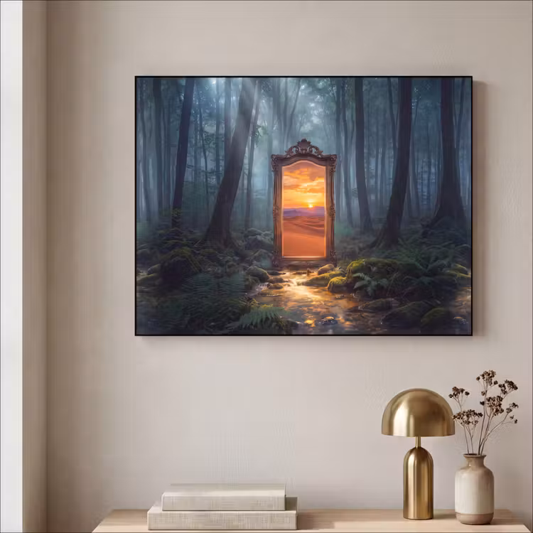 Art Frame - Spiegel – Wald – Natur — 4