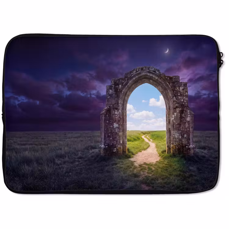 Laptop hülle - Bogen – Landschaft – Kontrast — 1
