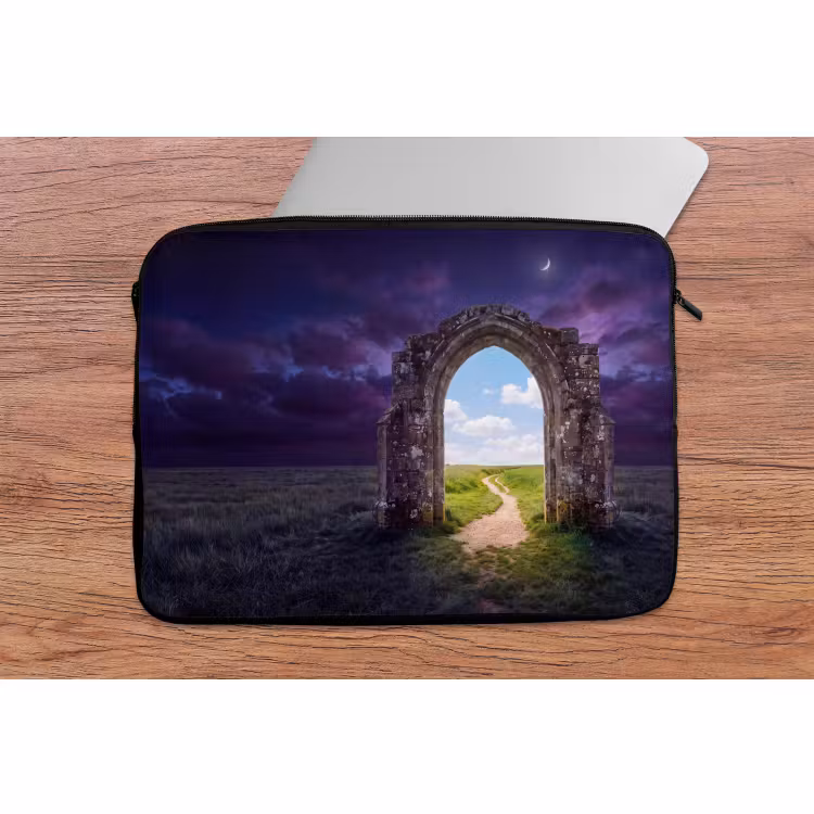 Laptop hülle - Bogen – Landschaft – Kontrast — 2