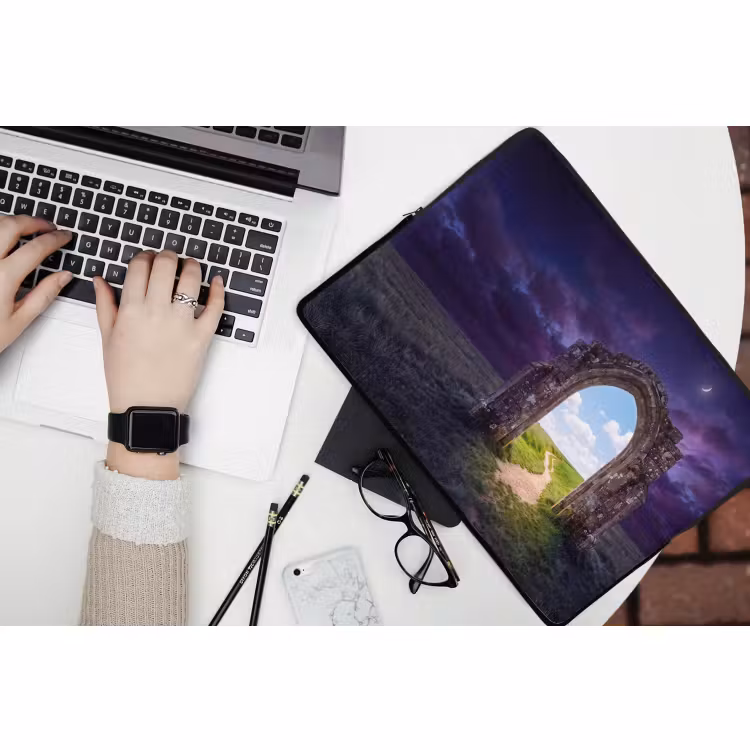 Laptop hülle - Bogen – Landschaft – Kontrast — 3