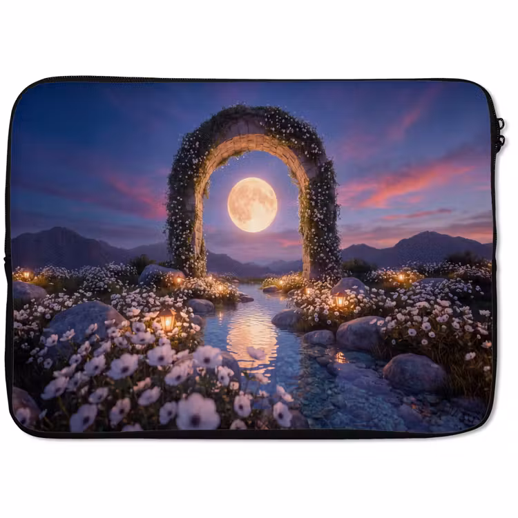 Laptop hülle - Bogen – Mond – Nacht — 1