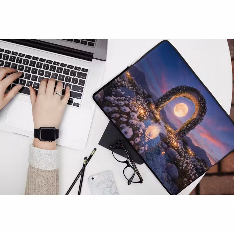 Laptop hülle - Bogen – Mond – Nacht — 3