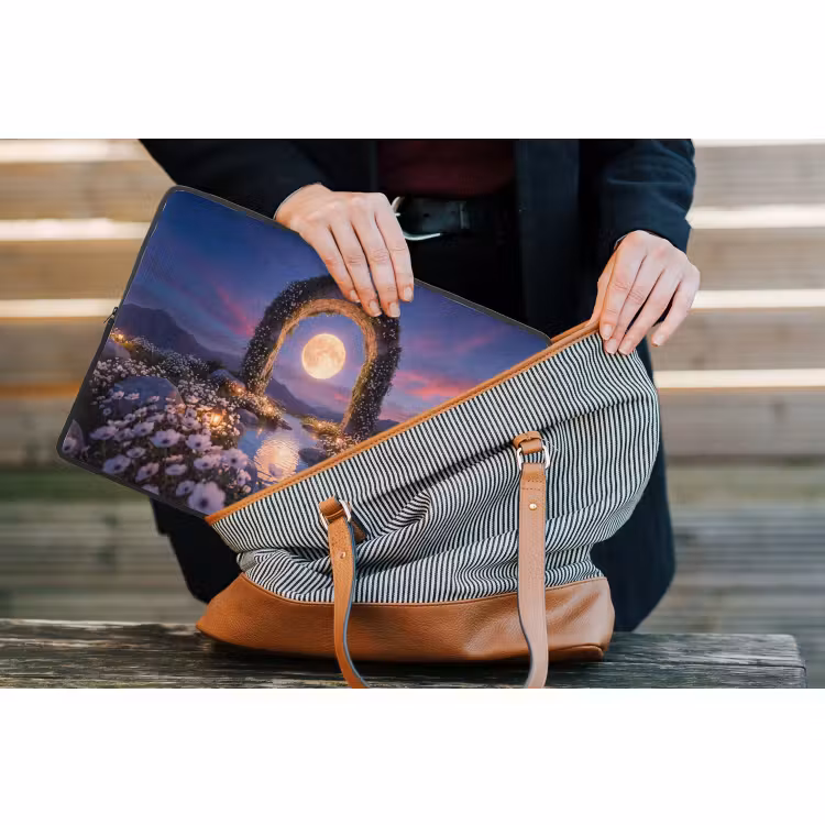 Laptop hülle - Bogen – Mond – Nacht — 4