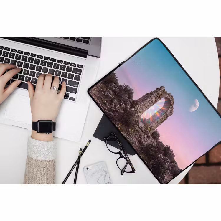 Laptop hülle - Bogen – Regenbogen – Mond — 3