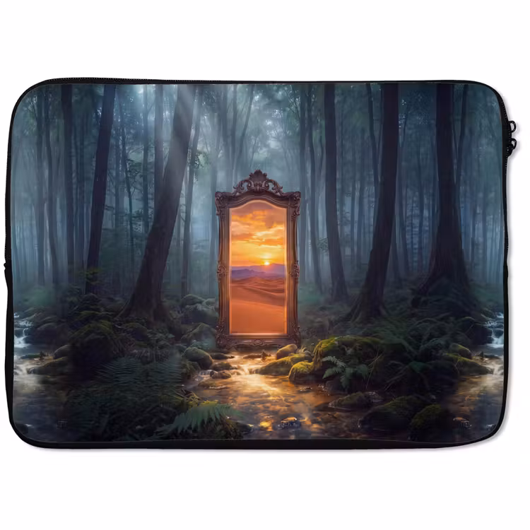Laptop hülle - Spiegel – Wald – Natur — 1