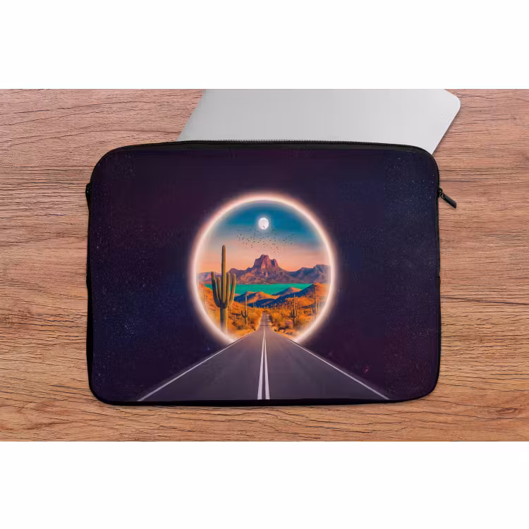 Laptop hülle - Straße – Wüste – Natur — 2
