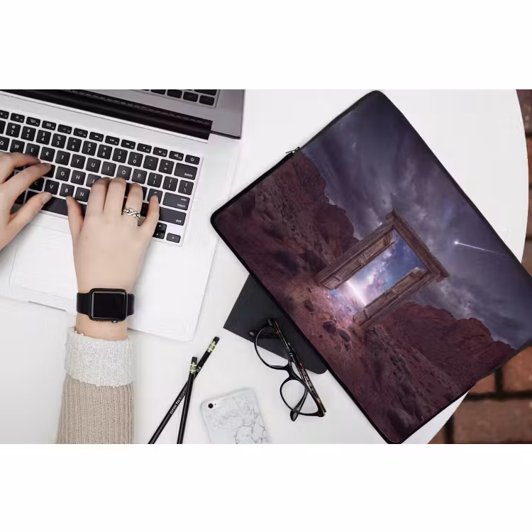Laptop hülle - Tür – Milchstraße – Wüste — 3