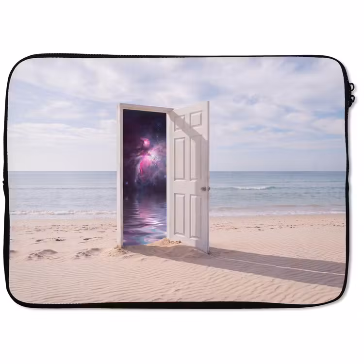 Laptop hülle - Tür – Strand – Kosmos — 1