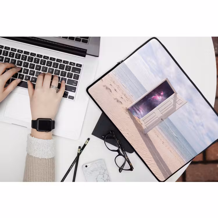 Laptop hülle - Tür – Strand – Kosmos — 3