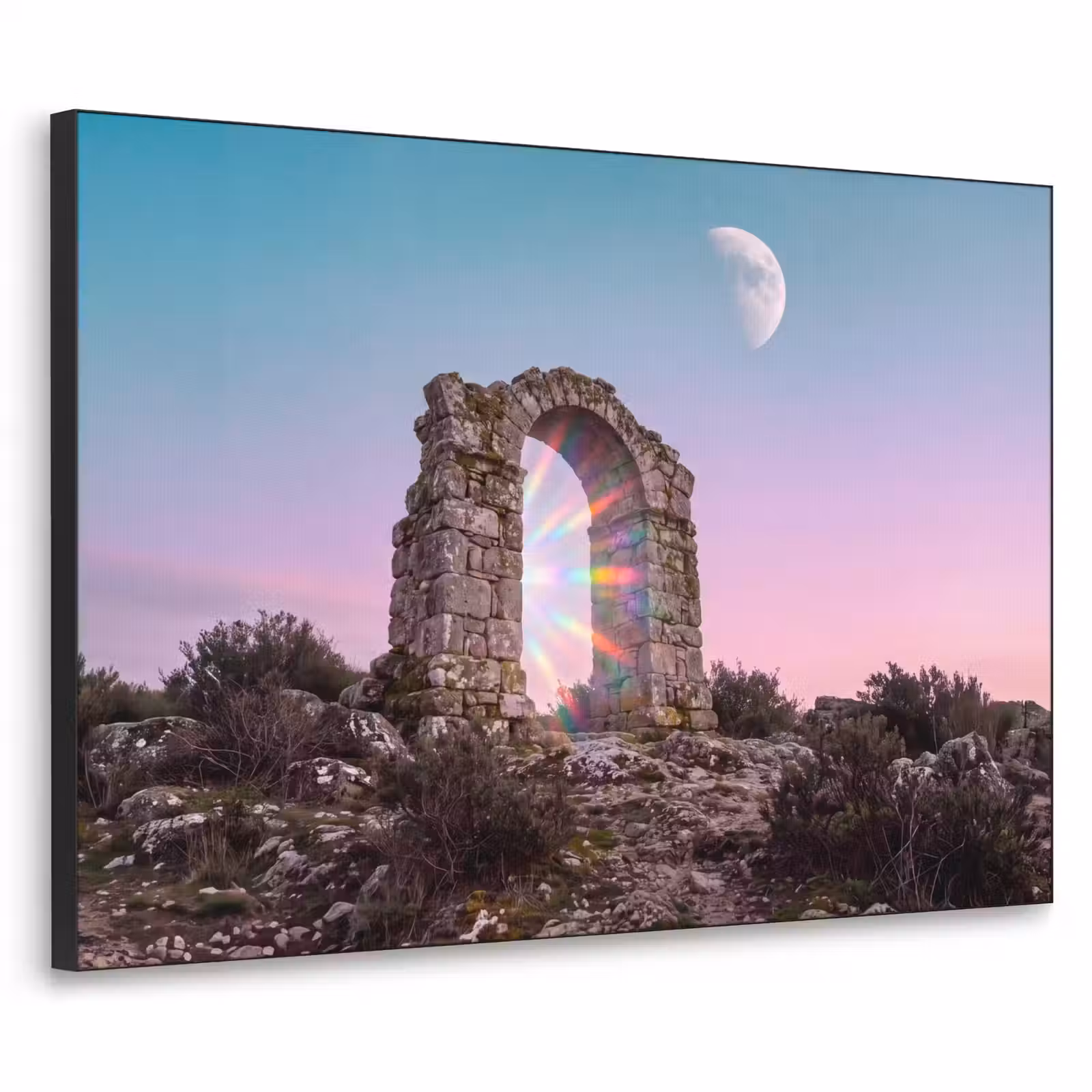 Art Frame - Bogen – Regenbogen – Mond — 1