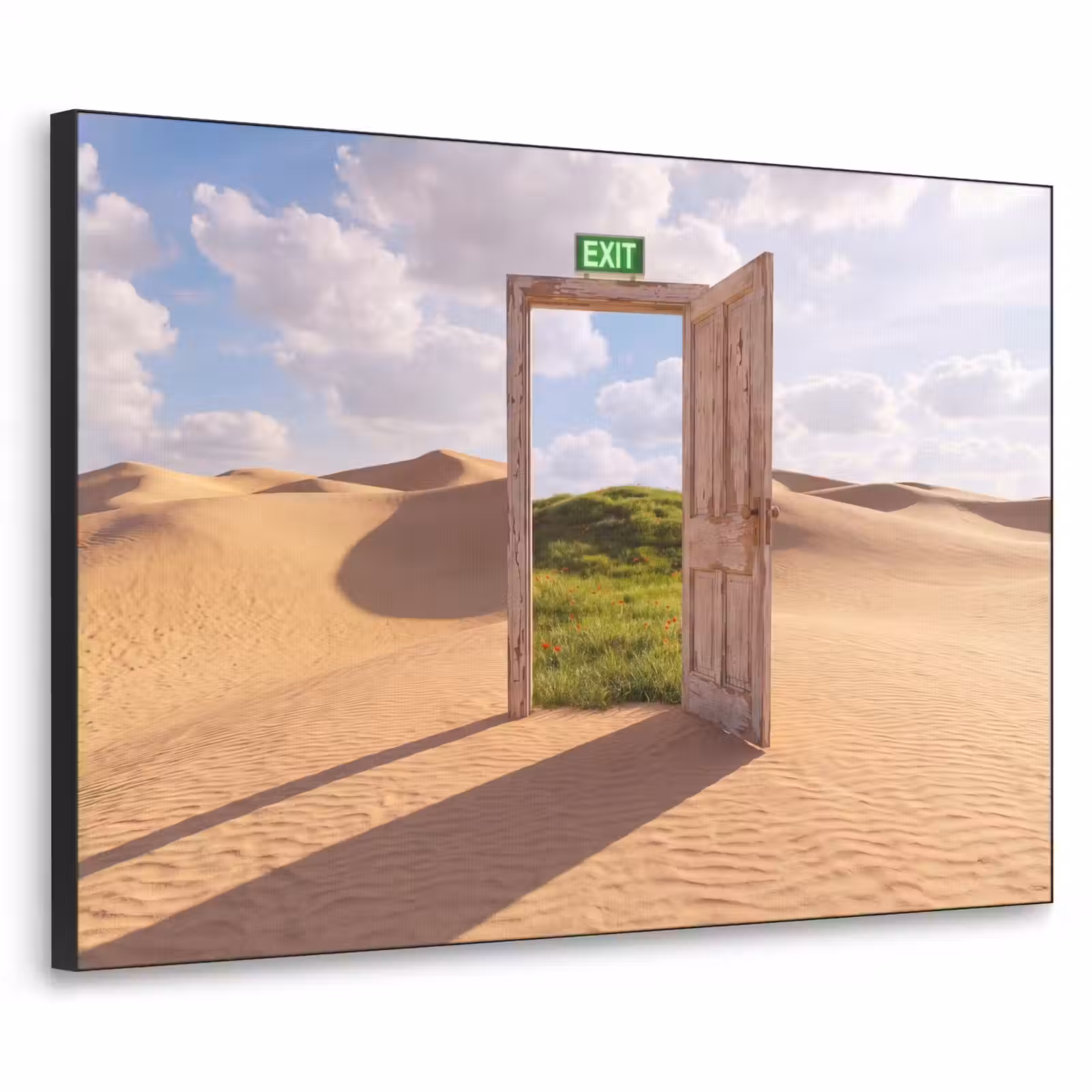 Art Frame - Tür – Wüste – Gras — 1