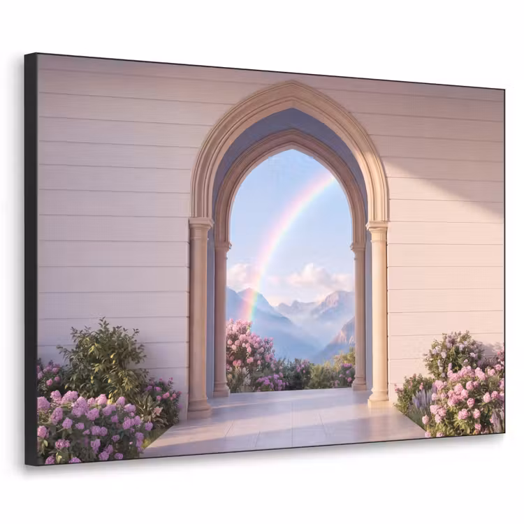 Art Frame - Bogen – Berge – Regenbogen — 1