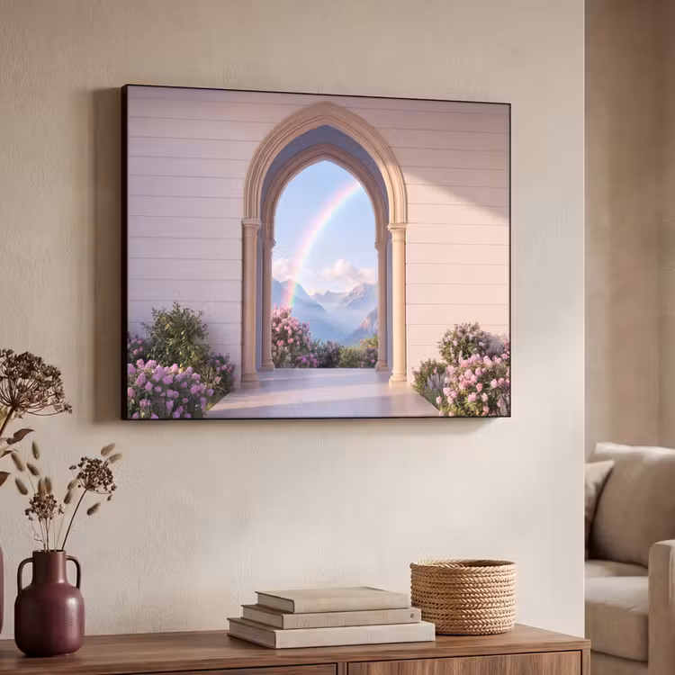 Art Frame - Bogen – Berge – Regenbogen — 3