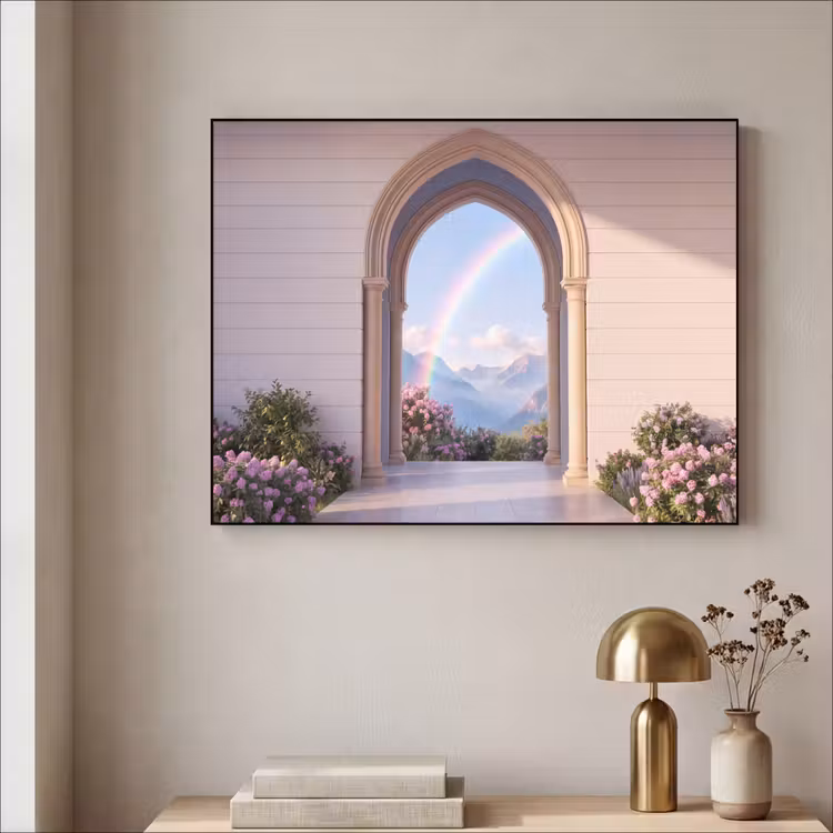 Art Frame - Bogen – Berge – Regenbogen — 4