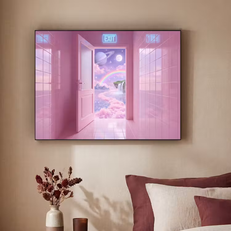 Art Frame - Rosa Tür – Fantasie — 2