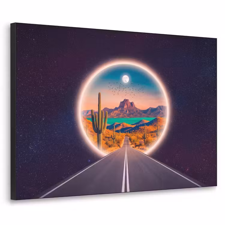 Art Frame - Straße – Wüste – Natur — 1