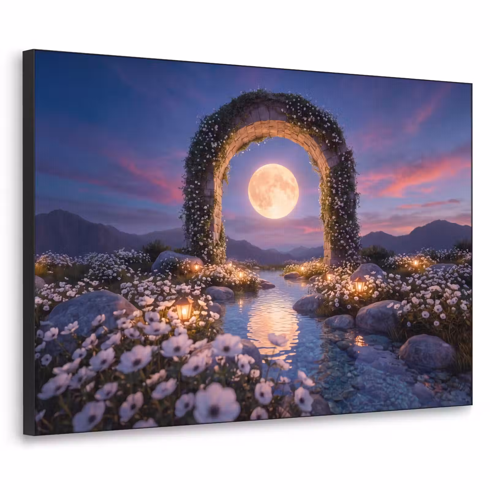 Art Frame - Bogen – Mond – Nacht — 1