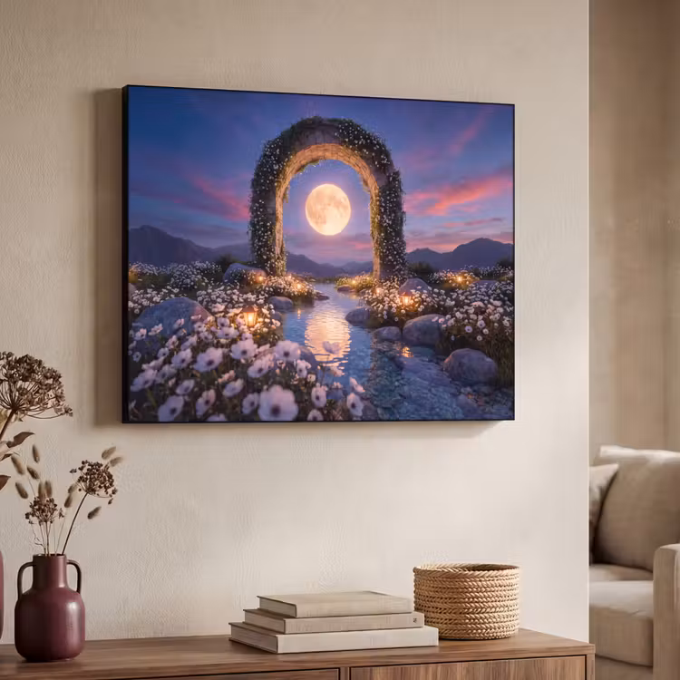 Art Frame - Bogen – Mond – Nacht — 3