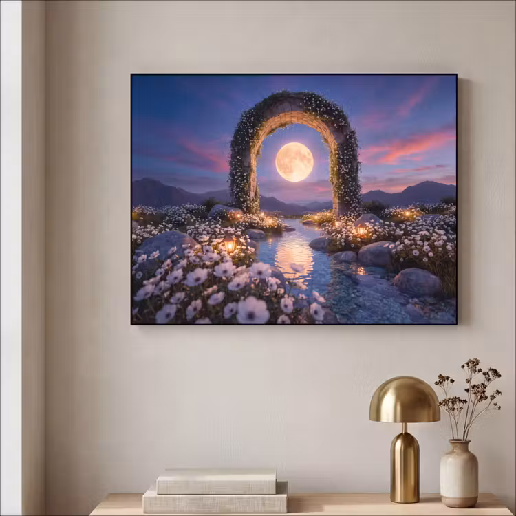 Art Frame - Bogen – Mond – Nacht — 4