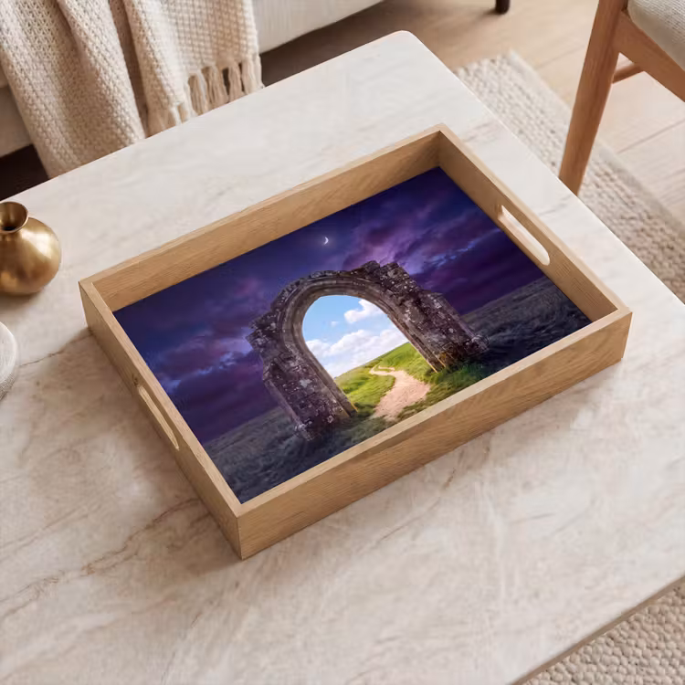 Tablett - Bogen – Landschaft – Kontrast — 2