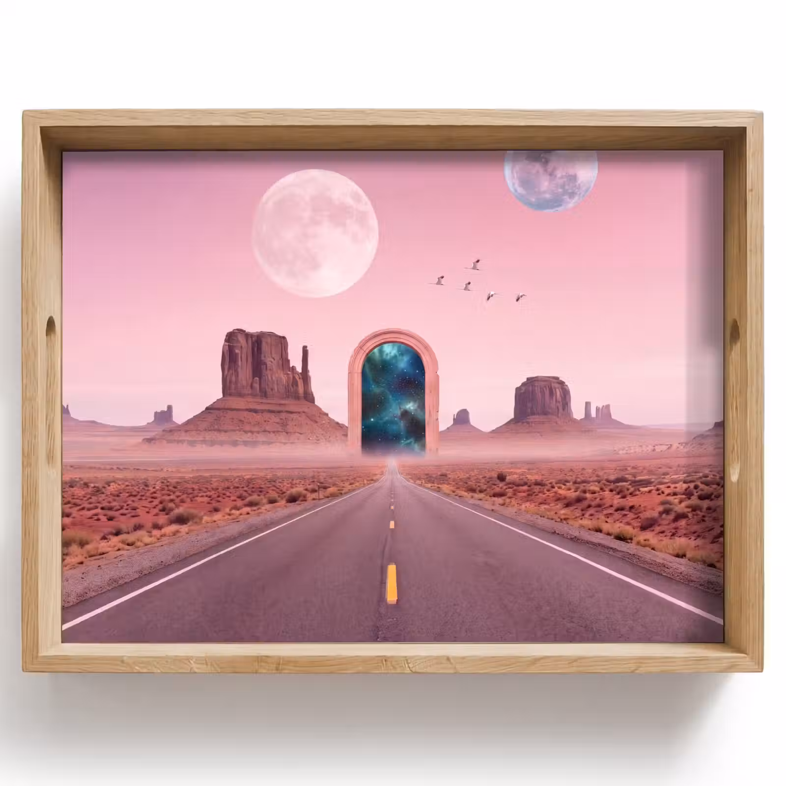 Tablett - Landschaft – Tor – Raum — 1